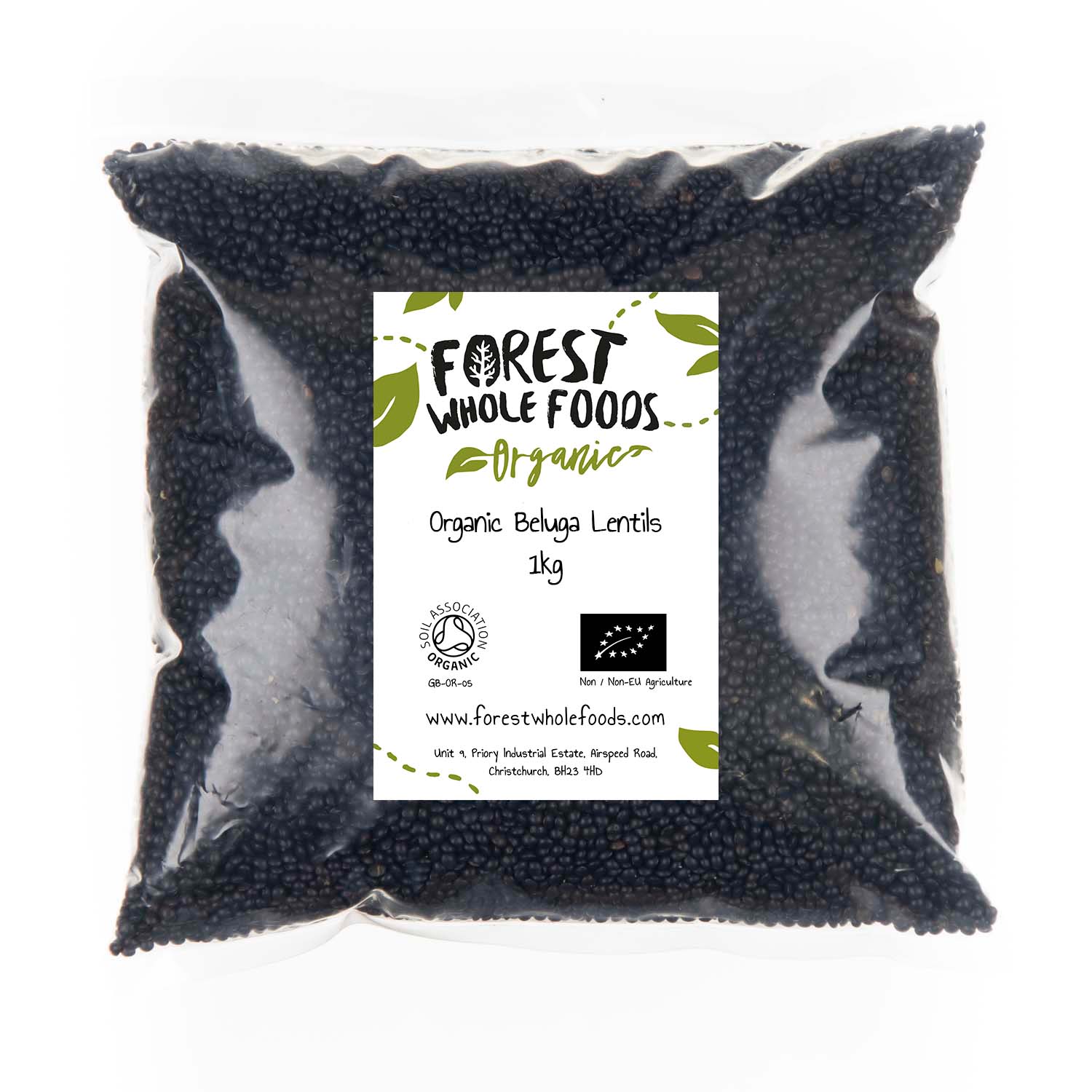 Organic Beluga Lentils Forest Whole Foods