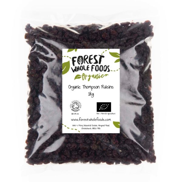 Organic Sun Dried Thompson Raisins 1kg