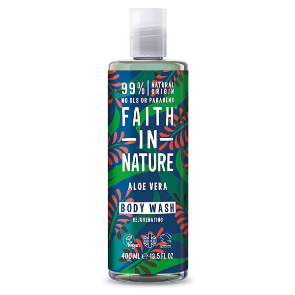 Faith in Nature Aloe Vera Body Wash, Aloe Vera Shower Gel