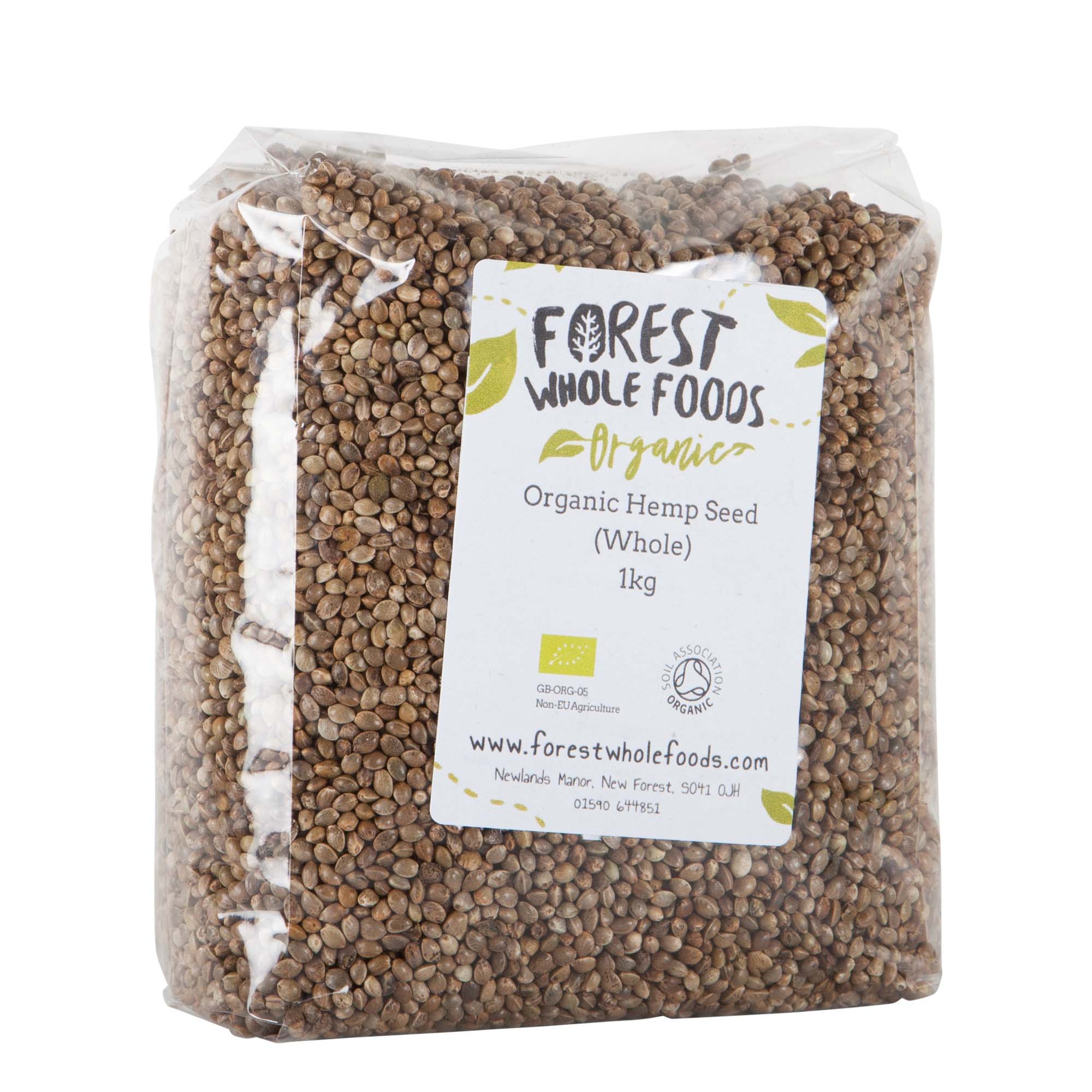 Organic EU Whole Hemp Seeds Forest Whole Foods