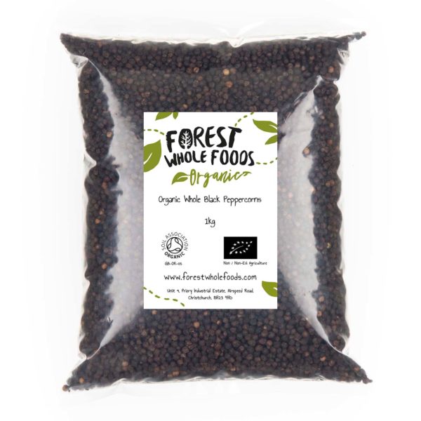 Organic Black Peppercorns 1kg