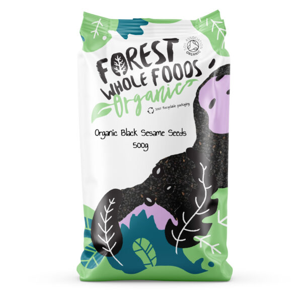 organic black sesame seeds 500g