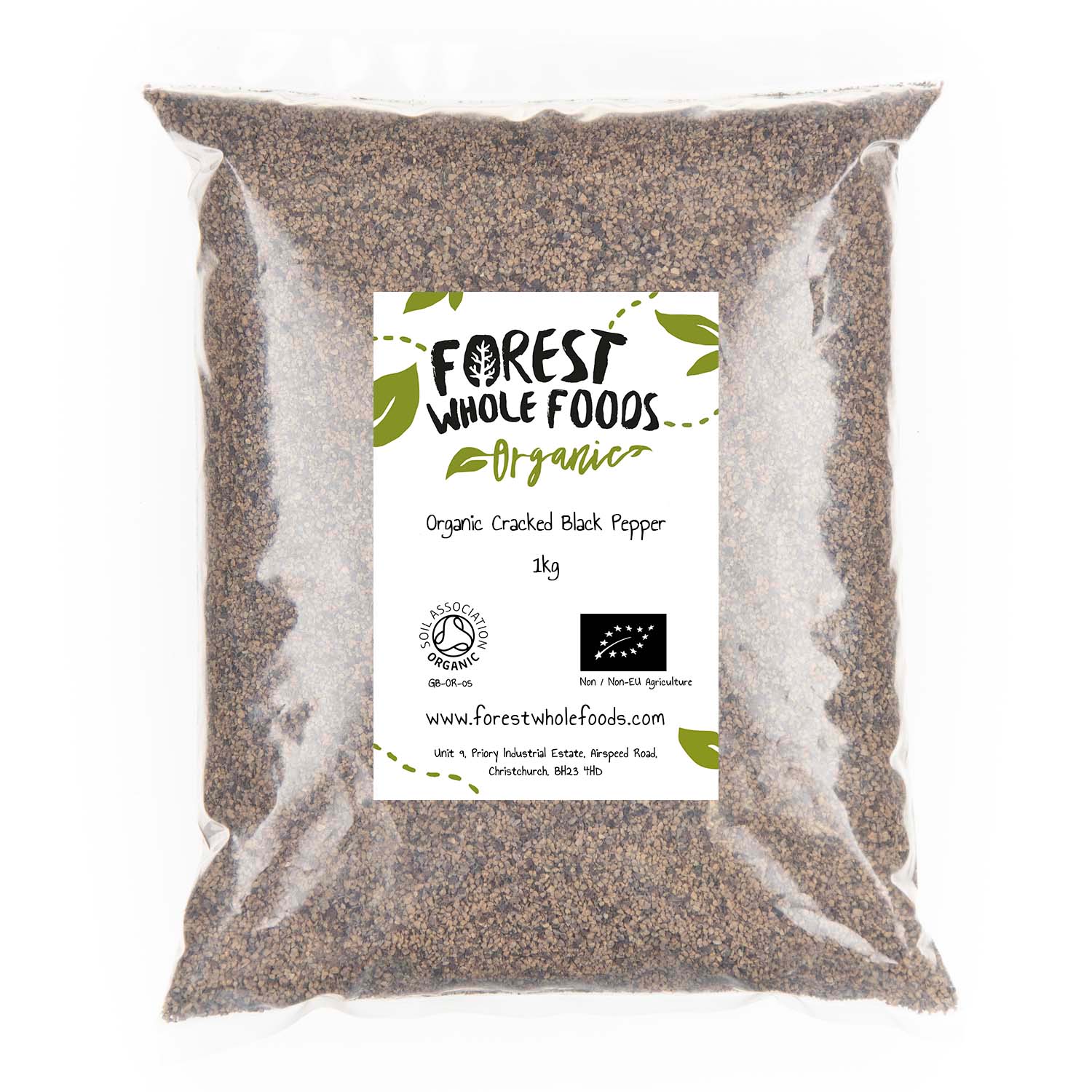 Ground black pepper 1kg | Alimenta Italy