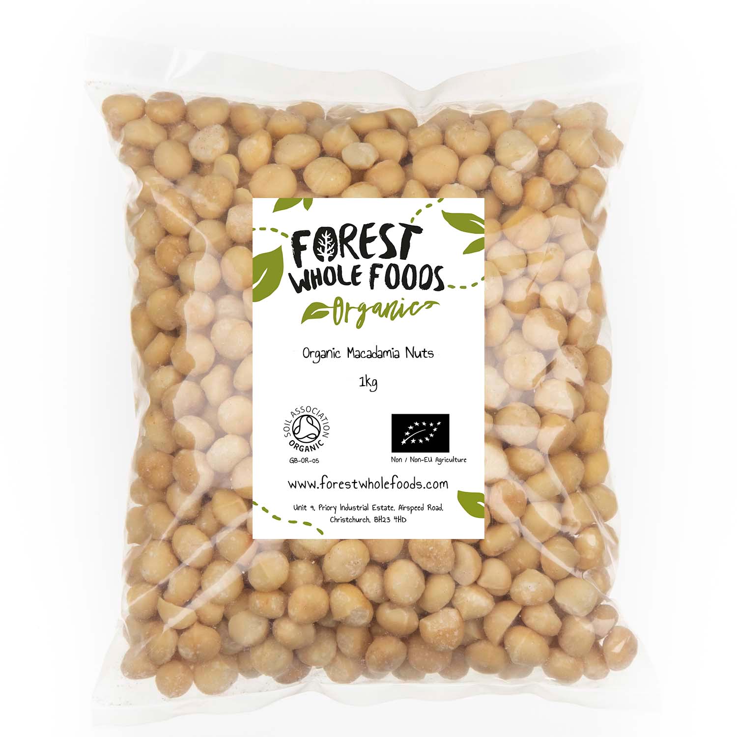 Organic Raw Macadamia Nuts - Forest Whole Foods