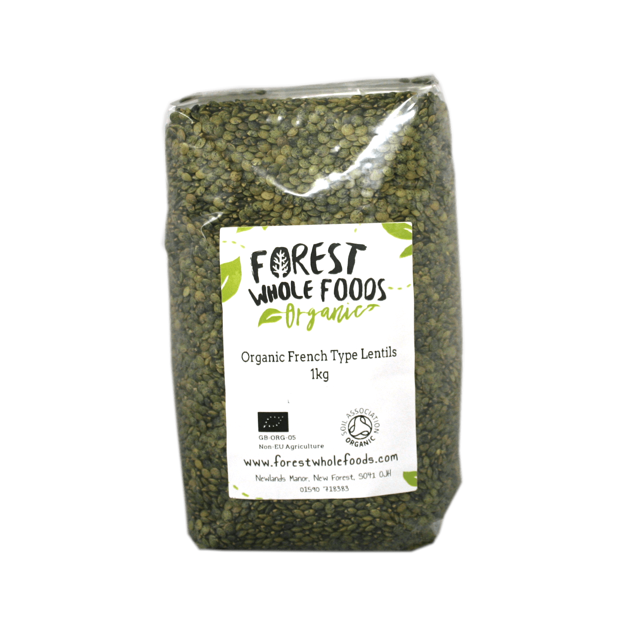 Organic Green Speckled Lentils (French Style) Forest Whole Foods