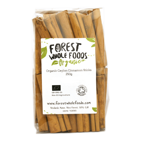 Organic 3" Ceylon Cinnamon Sticks (Quills) Forest Whole Foods