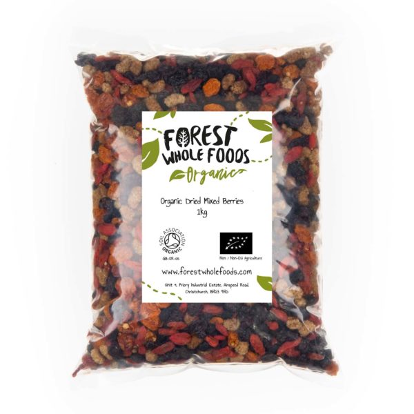Organic Dried Mixed Berries 1kg