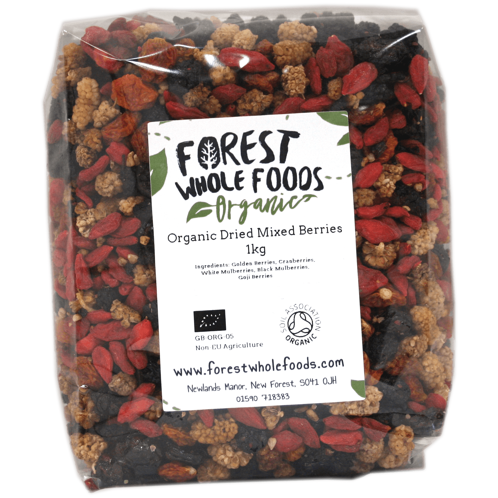Organic Dried Mixed Berries Forest Whole Foods