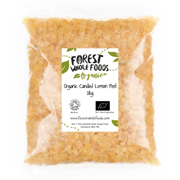 Organic Candied Lemon Peel 1kg