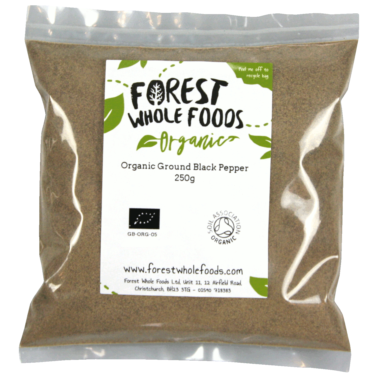 Organic Ground Black Pepper Forest Whole Foods