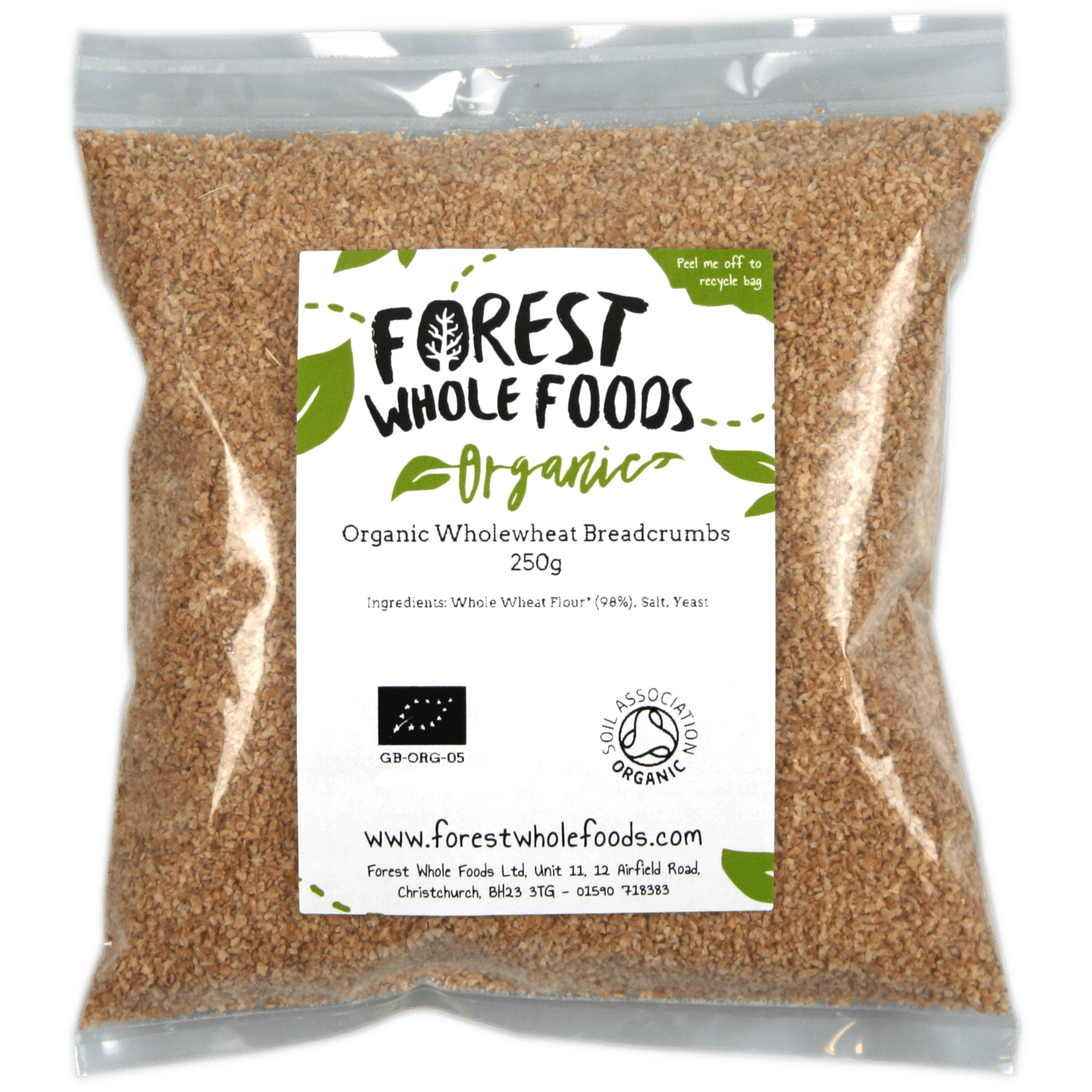 Organic Wholewheat Breadcrumbs Forest Whole Foods