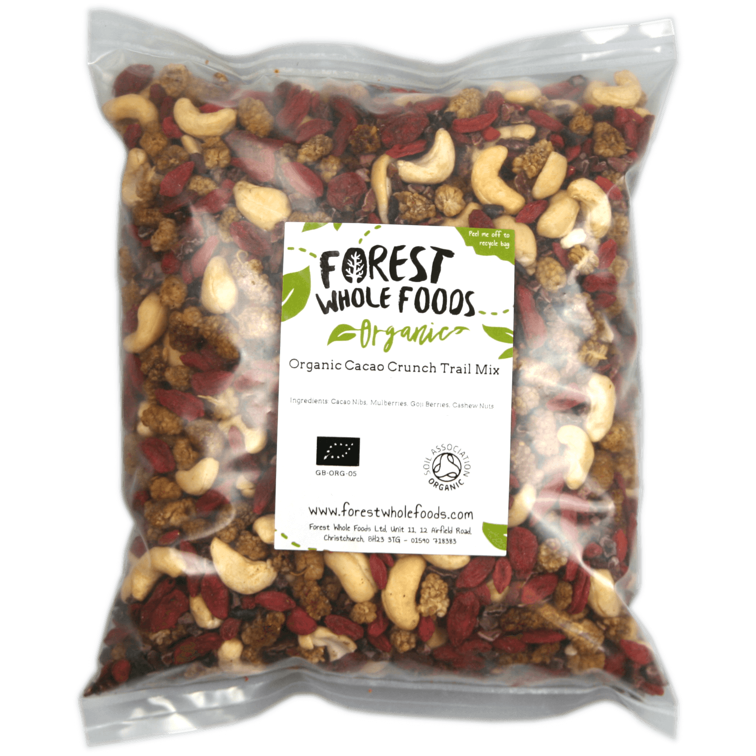 Organic Cacao Crunch Trail Mix Forest Whole Foods