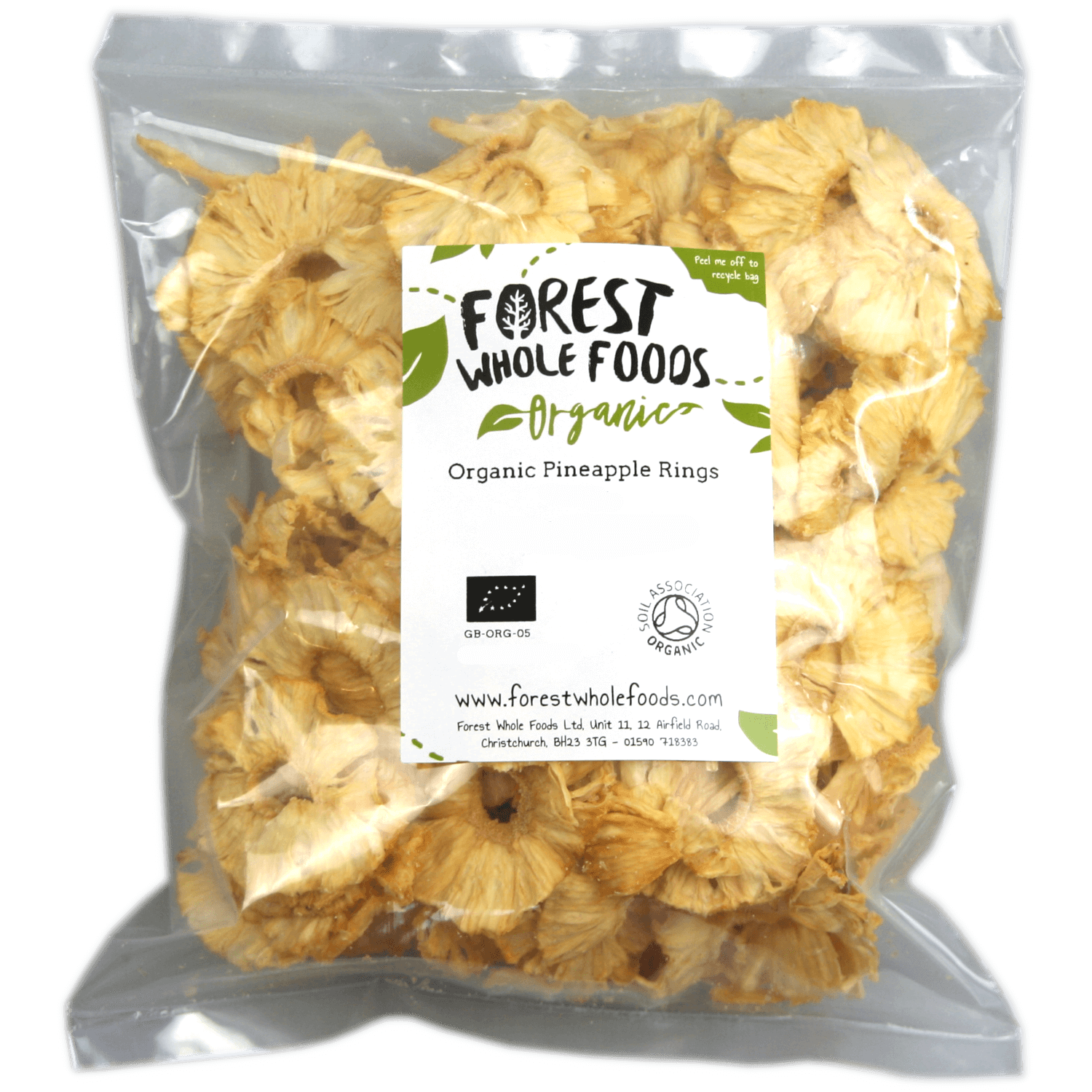 Organic Dried Pineapple Rings Forest Whole Foods