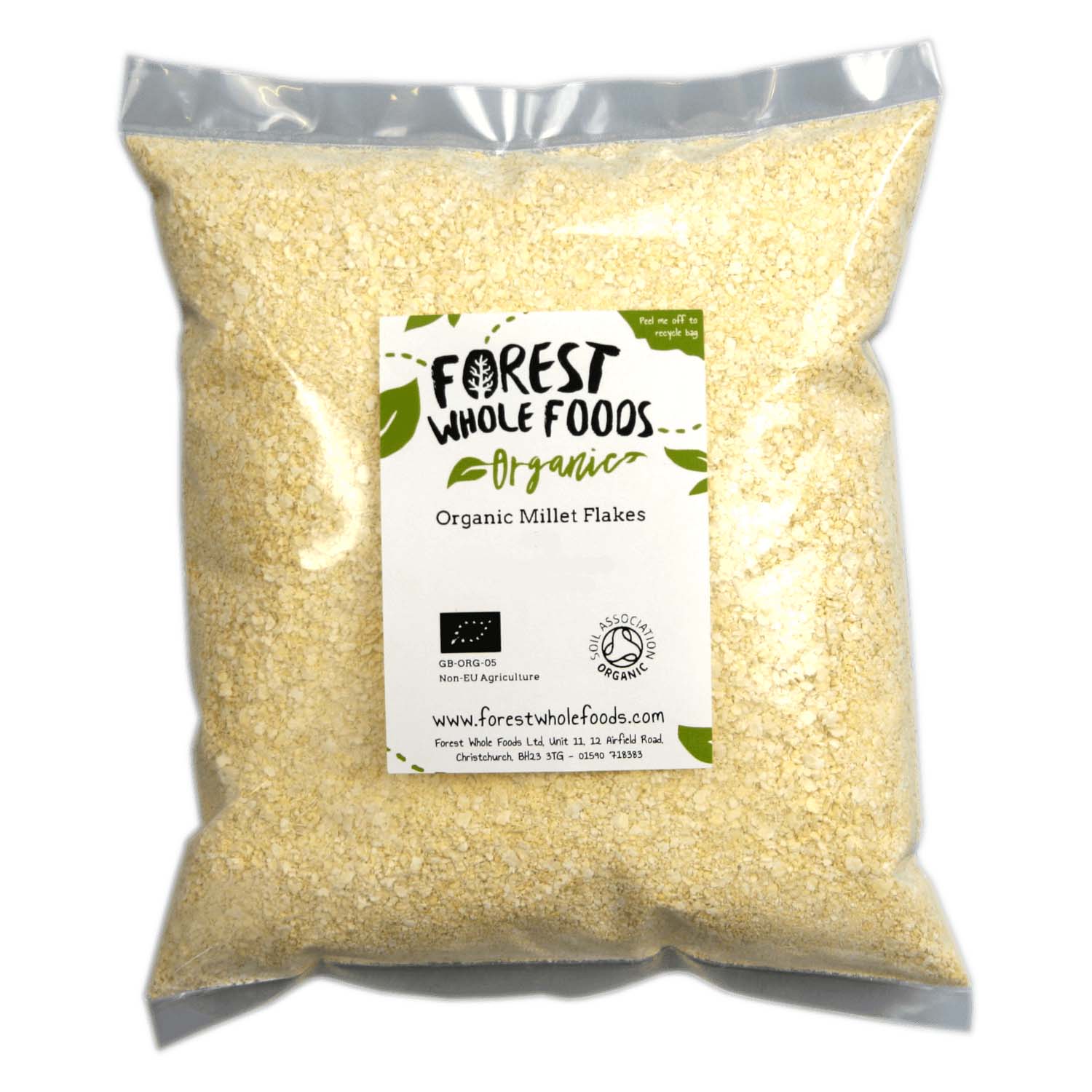 Organic Millet Flakes Forest Whole Foods