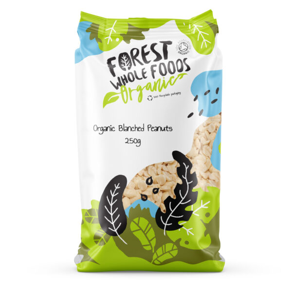 organic blanched peanuts 250g