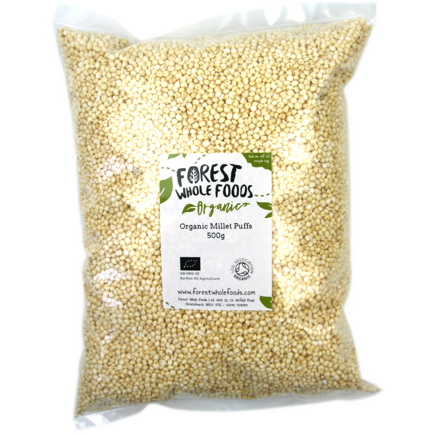Organic Millet Puffs Forest Whole Foods