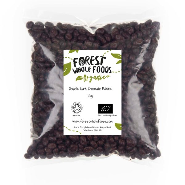 Organic Dark Chocolate Raisins 1kg