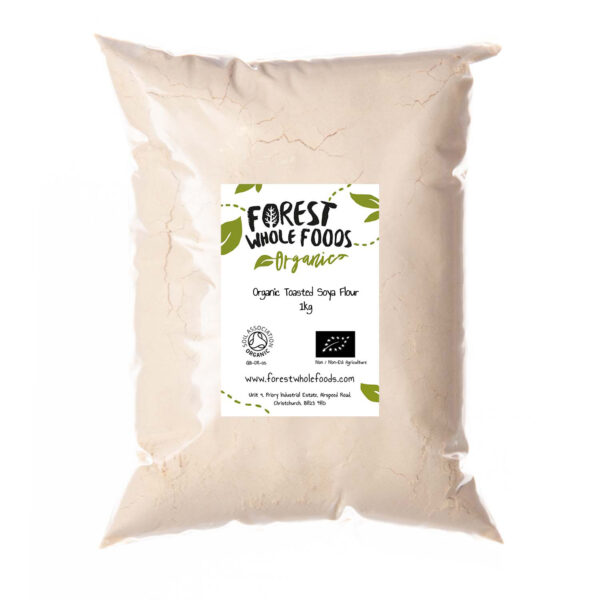 Organic Toasted Soya Flour 1kg