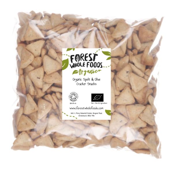 Organic Spelt & Olive Cracker Snacks 1kg