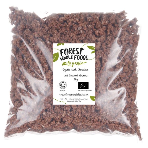 Organic Dark Chocolate and Coconut Granola 1kg