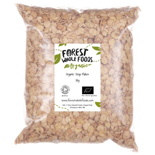 organic soya flakes 1kg