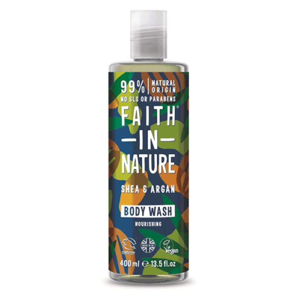 Faith In Nature Shea & Argan Body Wash 400ml
