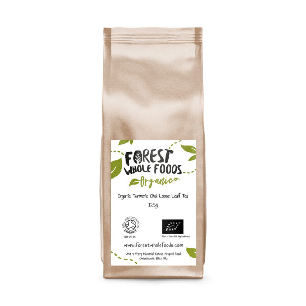 organic turmeric chai tea loose leaf 125g