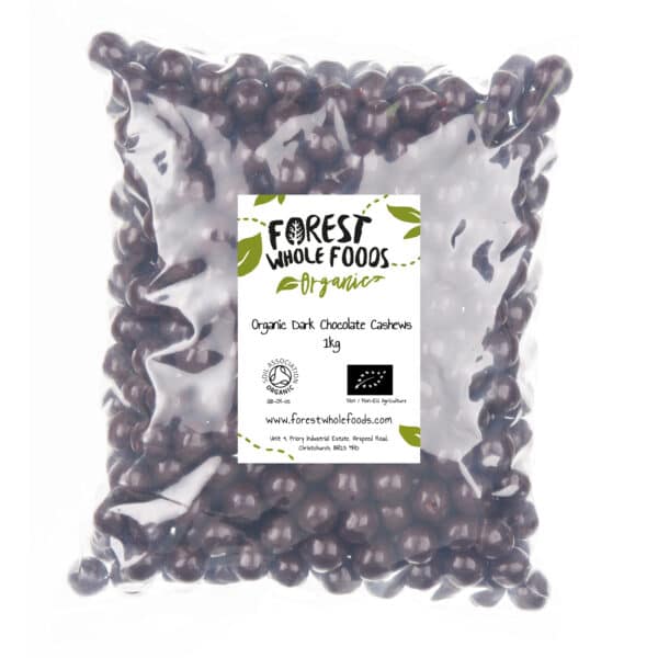 organic dark chocolate cashews 1kg