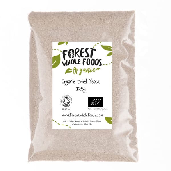 organic dried yeast 125g