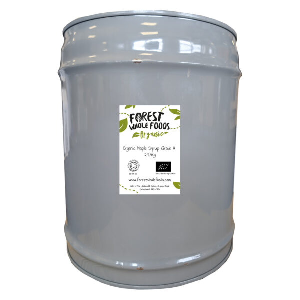 Organic Maple Syrup UK Grade A 24.9kg