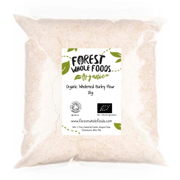 organic wholemeal barley flour UK 1kg