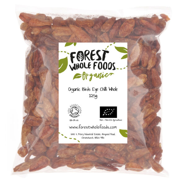 Organic Birds Eye Chilli Whole 125g