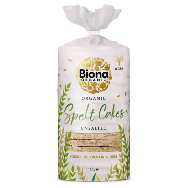 Biona organic spelt cakes unsalted 120g
