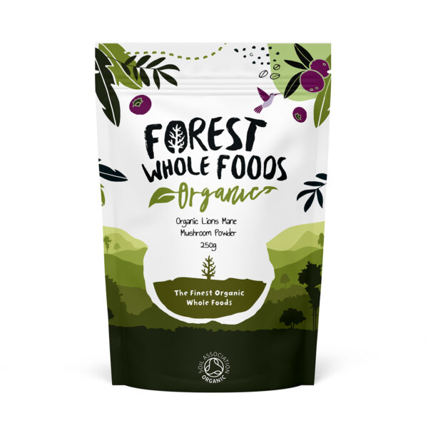 Forest Whole Foods Organic Lions Mane Mushroom Powder 250g