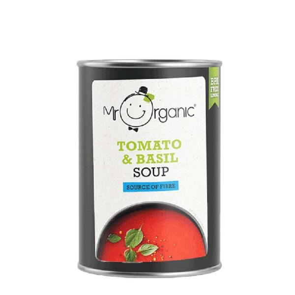 Mr Organic Organic Tomato & Basil Soup 400g