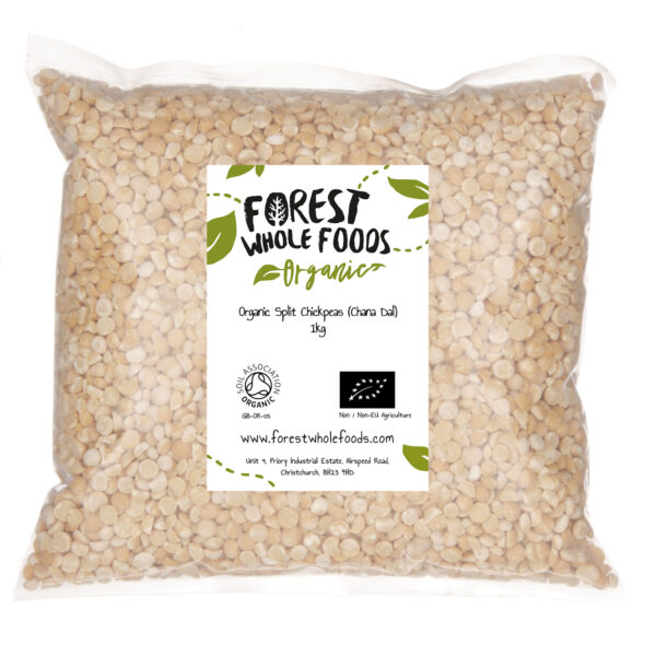 Organic Split Chickpeas (Chana Dal) 1kg