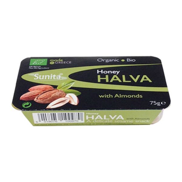 Sunita Organic Honey & Almond Halva 75g