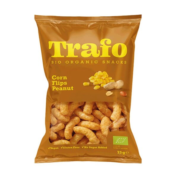 Trafo Organic Corn Peanut Flips 75g