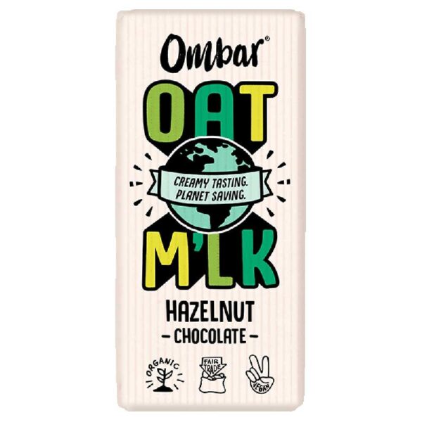 Ombar Organic Oat Milk Hazelnut Chocolate 70g