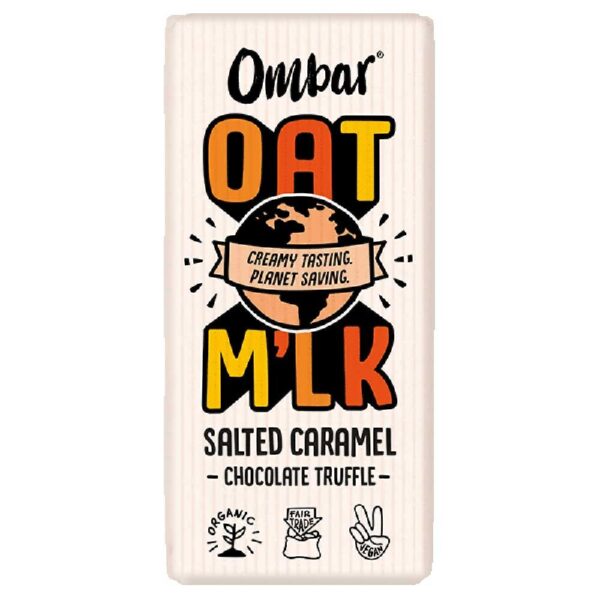 Ombar Organic Oat Milk Salted Caramel Chocolate Truffle 70g