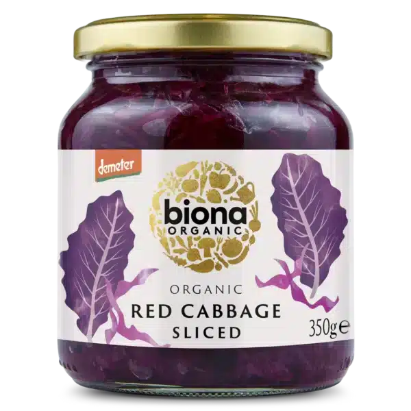 Biona Organic Red Cabbage Sliced 350g