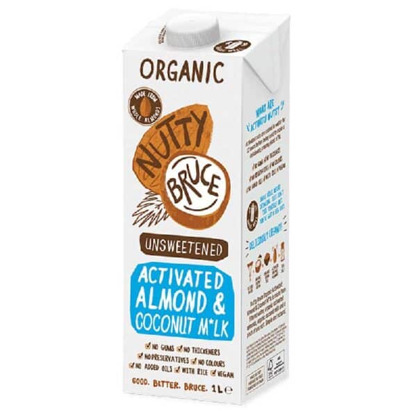 Nutty Bruce Organic Activated Almond & Coconut Milk 1l