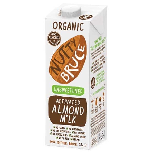 Nutty Bruce Organic Activated Almond Milk 1l