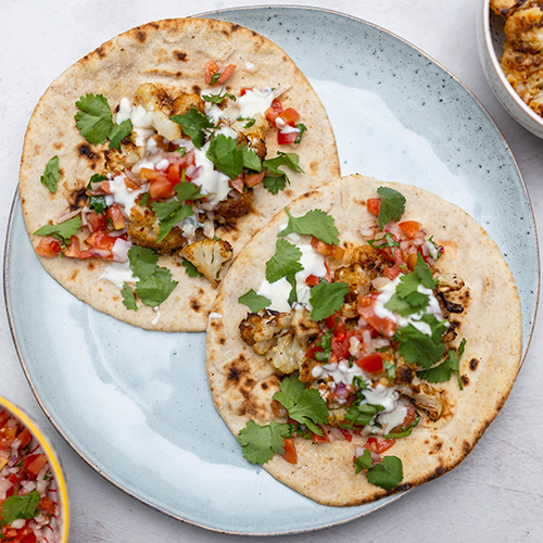 ROASTED CAULIFLOWER ROTI