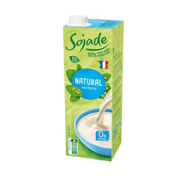 Sojade Organic Soya Milk Natural - Unsweetened 1l