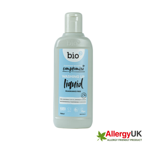 Bio-D Washing Up Liquid Fragrance Free 750ml
