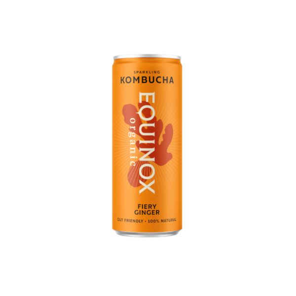 Equinox Organic Fiery Ginger Kombucha 250ml