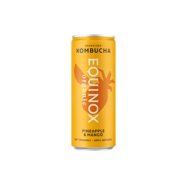 Equinox Organic Pineapple & Mango Kombucha 250ml