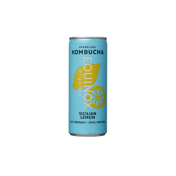 Equinox Organic Sicilian Lemon Kombucha 250ml