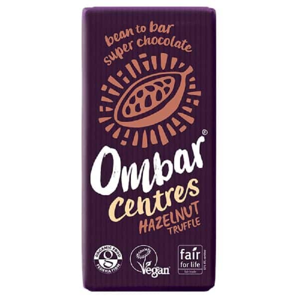 Ombar Centres Hazelnut Truffle Chocolate 70g